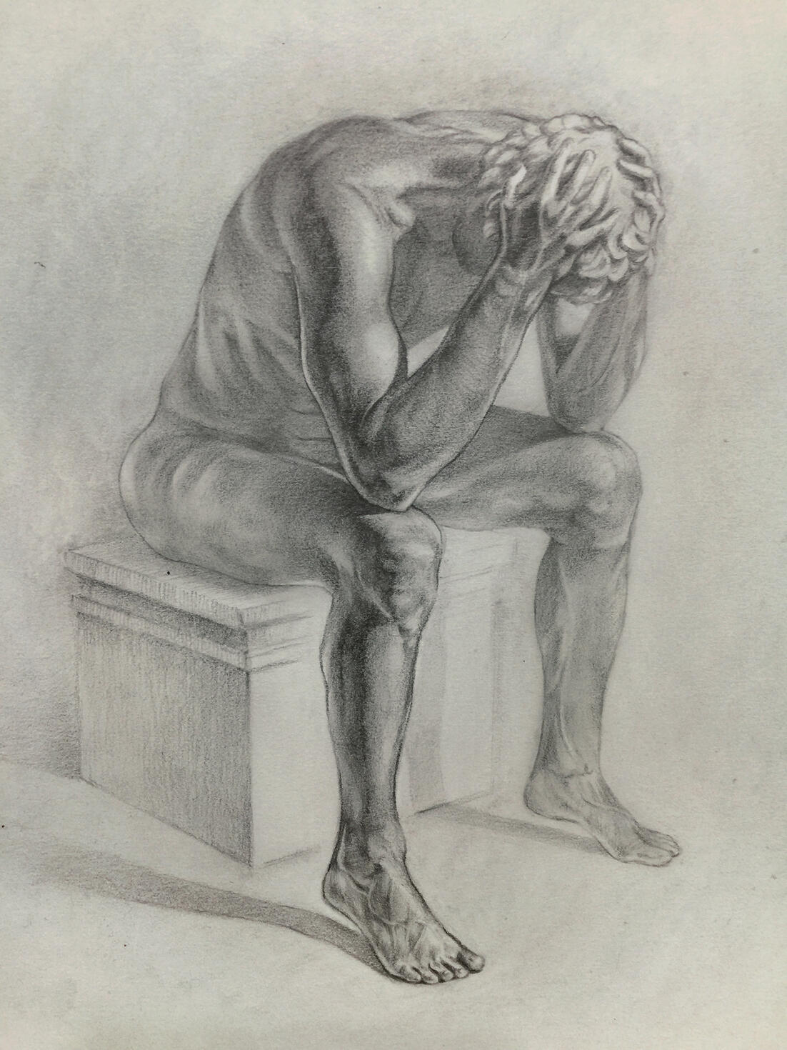 Figure sketch | Graphite on paper | 11” x 8.5” | 2019
