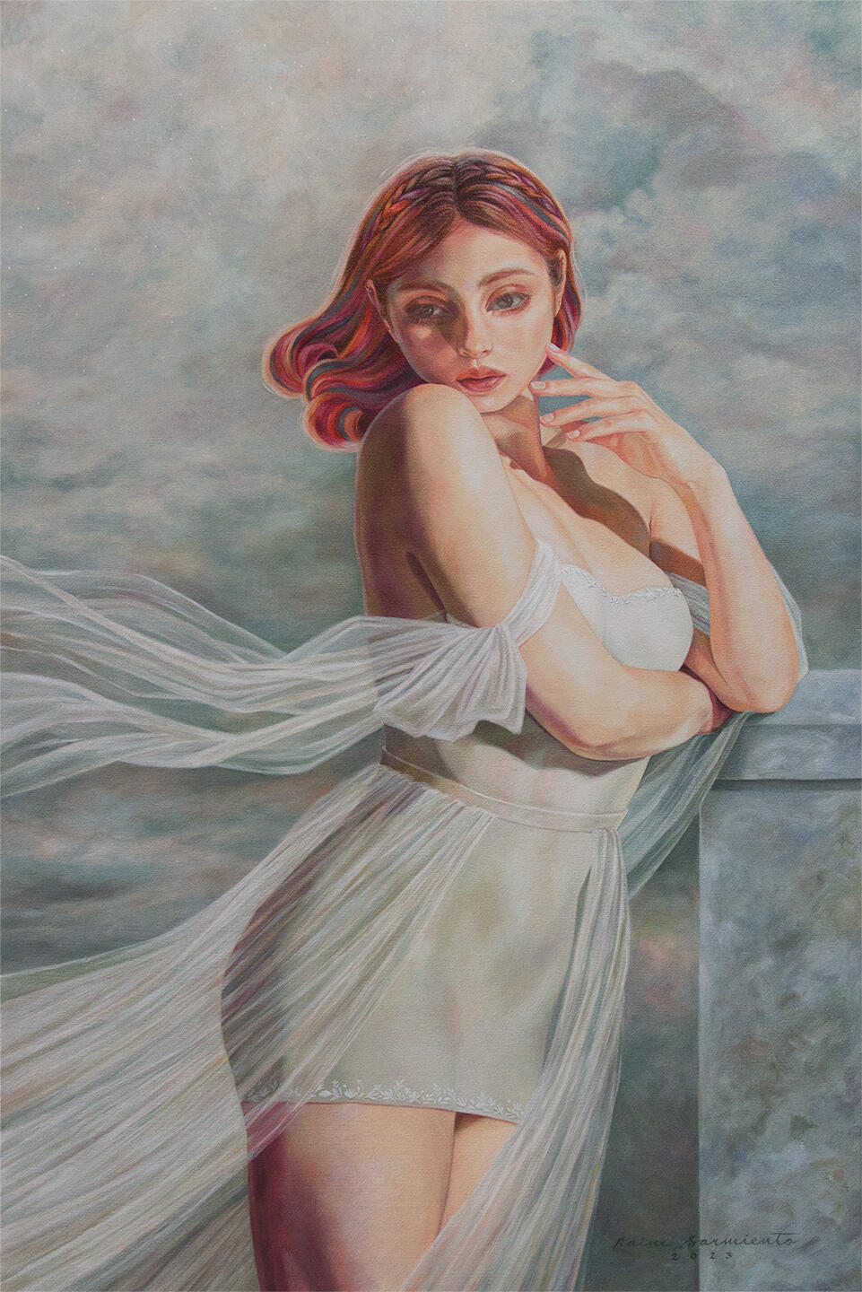 Some Days I Choose to Forget About the Pain | Oil on canvas | 36" x 24" | 2023