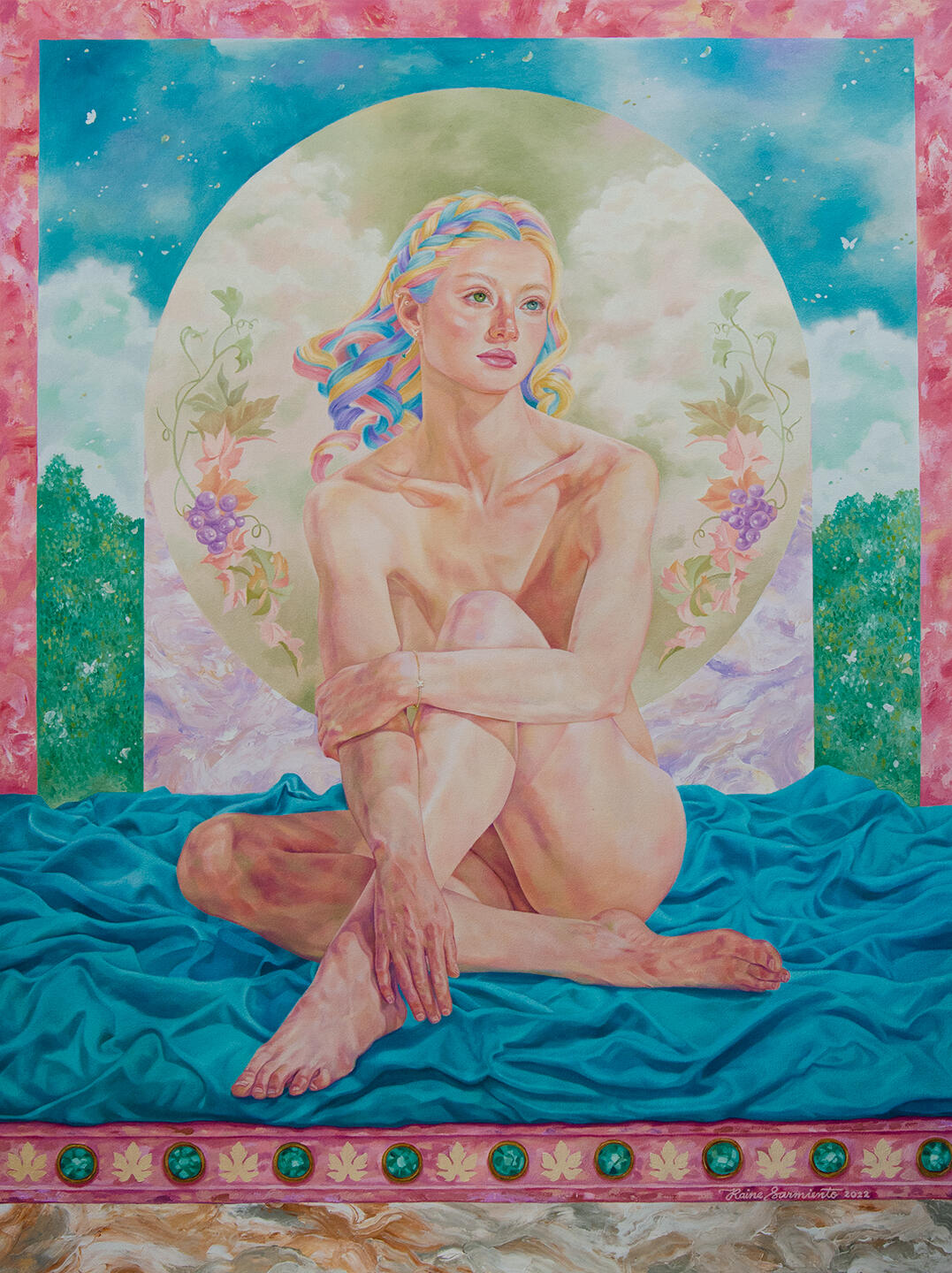 A Brief Time of Undisturbed Healing (Rebirth) | Oil on canvas | 48&quot; x 36&quot; | 2022