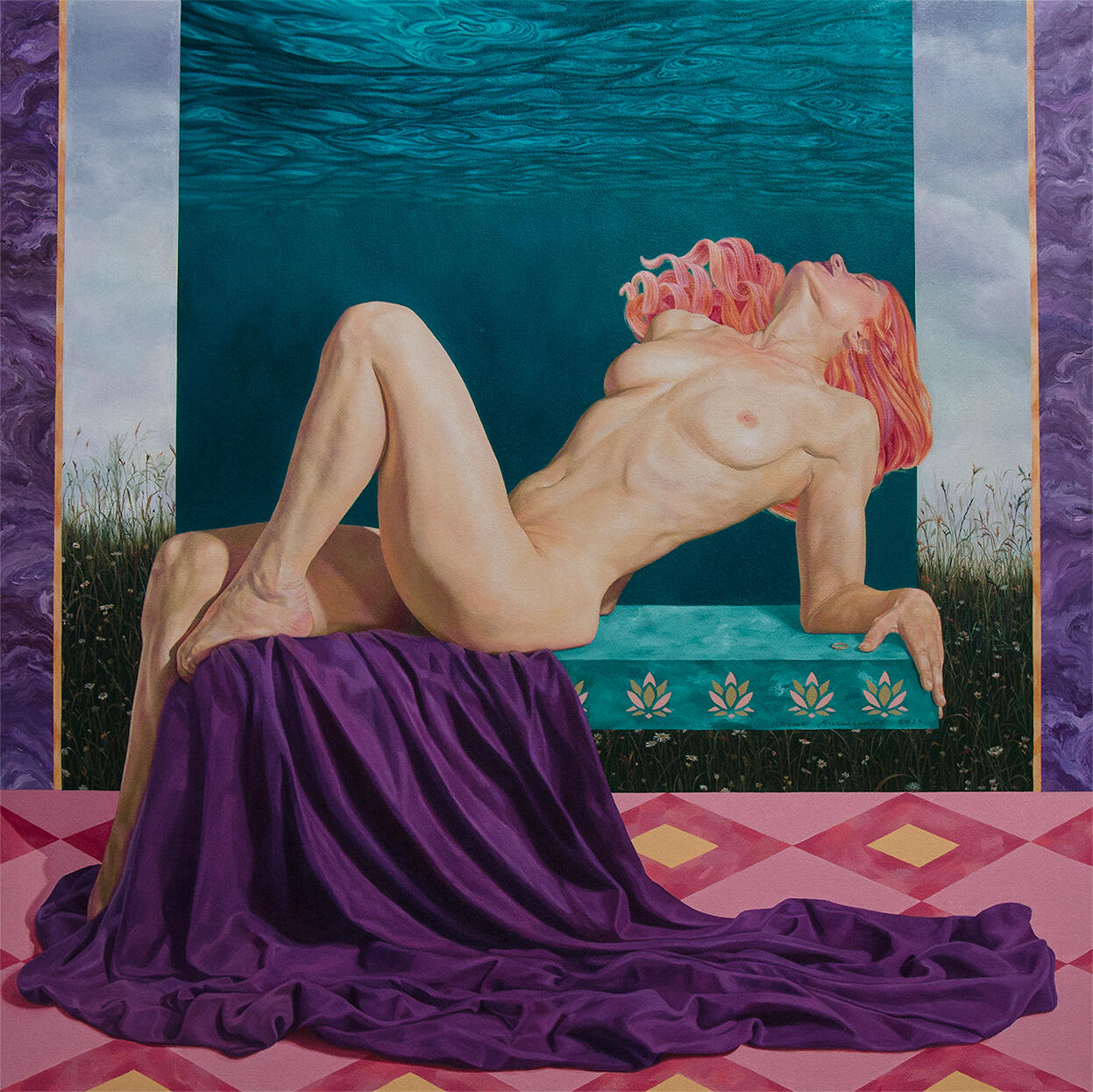 A Wife&#39;s Prayer | Oil on Canvas | 36&quot; x 36&quot; | 2023