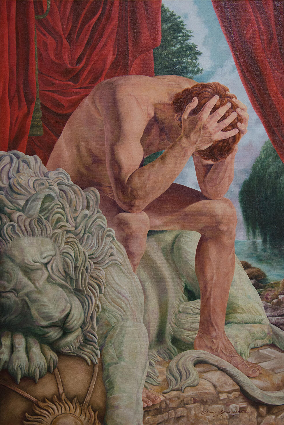 PTSD | Oil on canvas | 36" x 24" | 2023